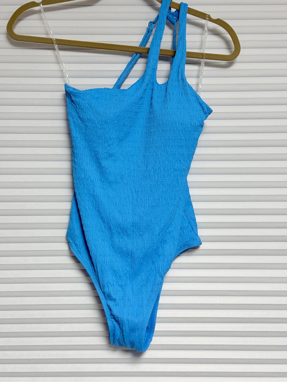 Lucky Brand Swim One-Shoulder Bright Blue Swimsuit - Women’s Medium - Picture 5 of 7